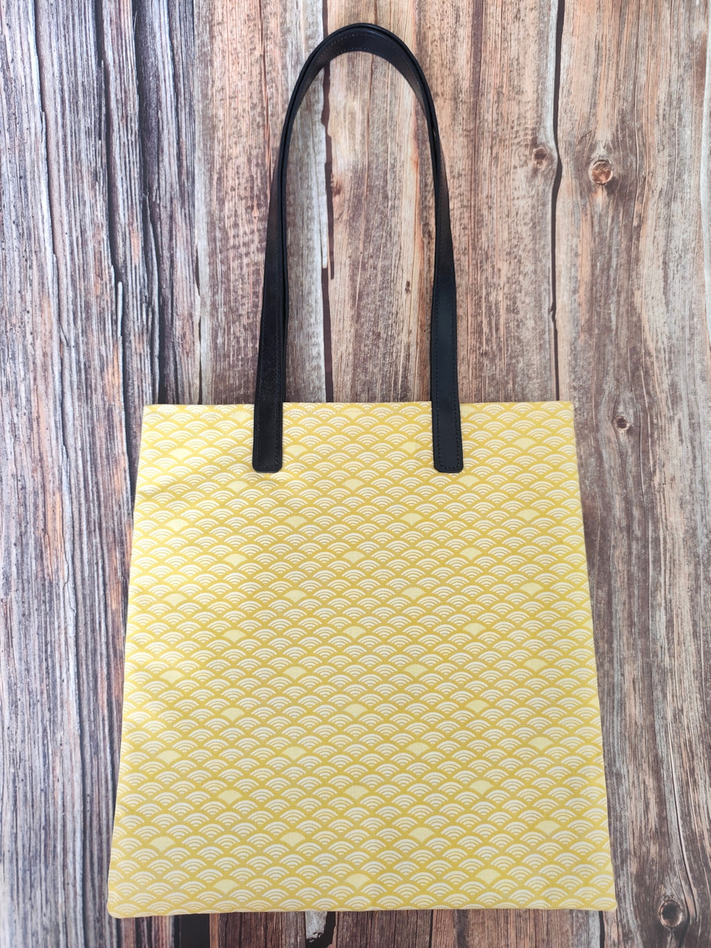 Tote Bag Eventails Jaunes