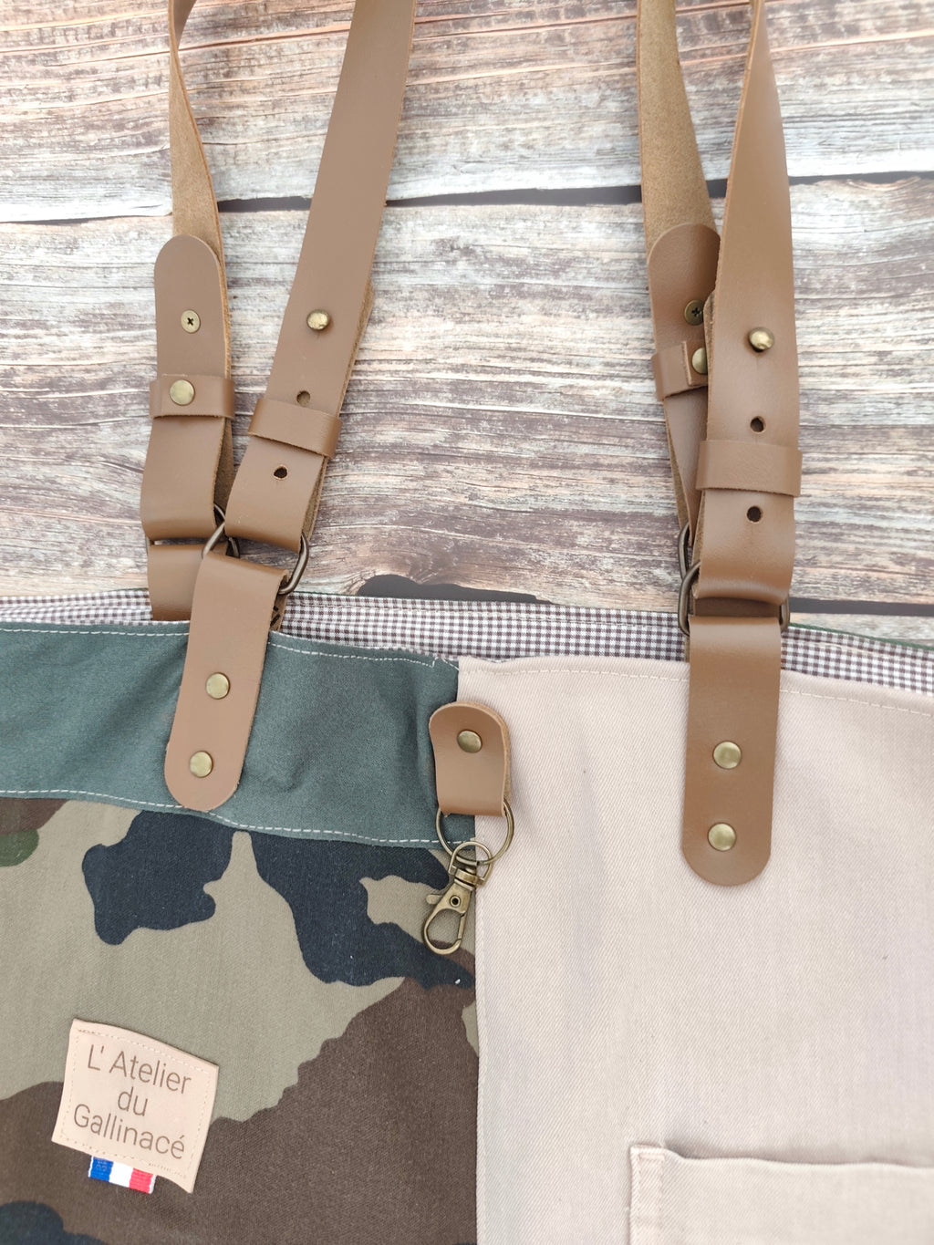 Cabas en Textiles Upcyclés