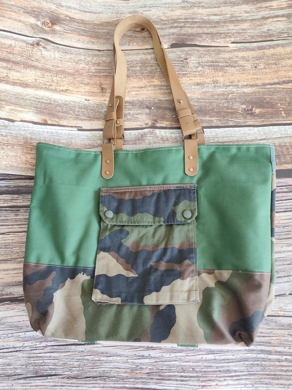Cabas en Textiles Upcyclés