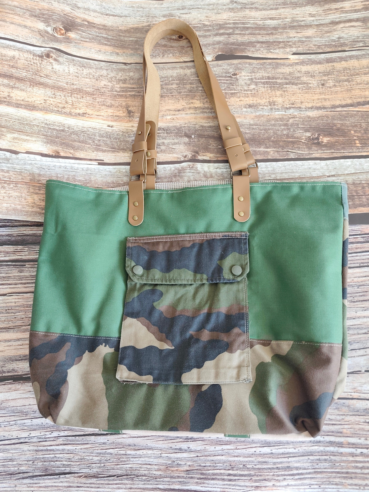Cabas en Textiles Upcyclés