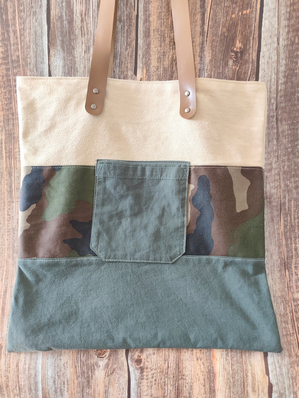 Tote Bag Textiles Upcyclés